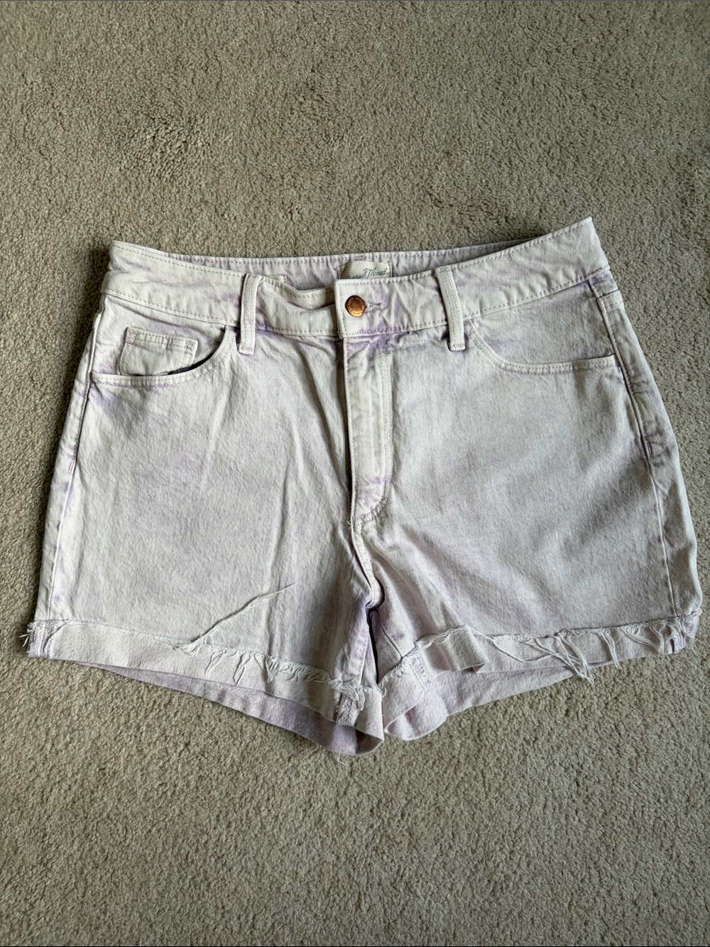Universal Thread Light Lavender Vintage Midi Shorts